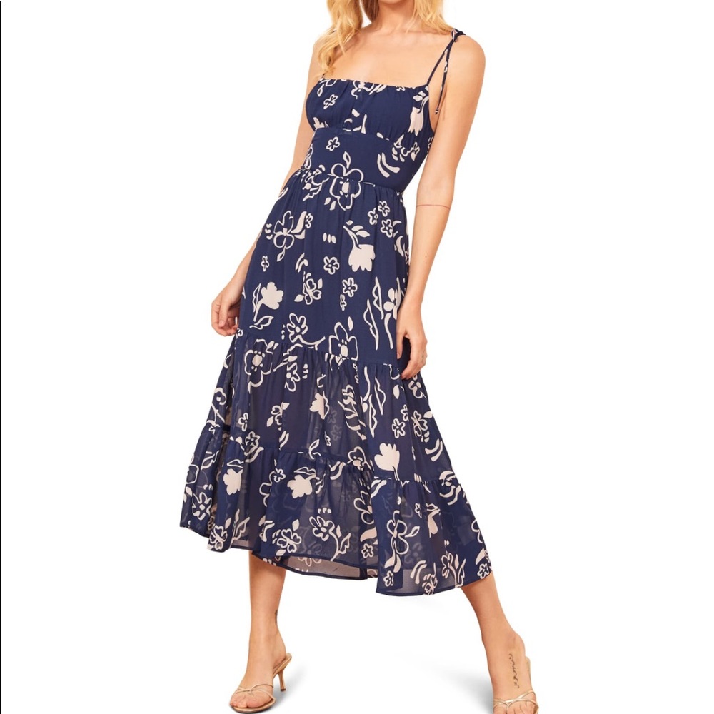 SOLD ❌ NWT Reformation Kealy Midi Dress